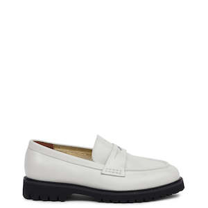 Footwear: Kathryn Wilson Nova Loafer - Stone Hi-Shine