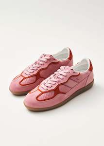 Footwear: Alohas Rife Pink Leather Sneakers