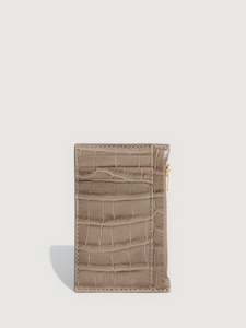 Footwear: Yu Mei Frank Cardholder - Dune Croc