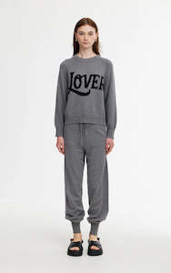 Knitwear: Lover Jumper - Grey