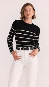 Knitwear: Staple the Label Freya Stripe Knit Top