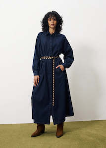 Denim: FRNCH Lisbeth Dress - Denim