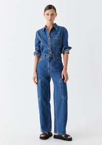 Denim: Morrison Theo Denim Cargo Blue