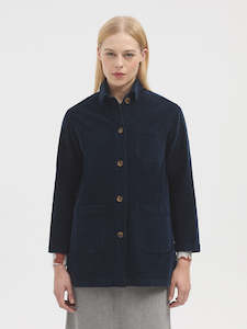 Jackets: Nice Things Micro Cord Jacket - Navy