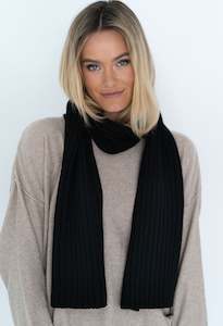 Scarves: Humidity Cotton Blend Heavy Ribbed Scarf