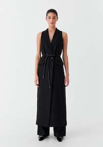 Dresses: Morrison Vale Vest Dress - Black
