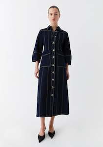 Dresses: Morrison Oscar Denim Dress