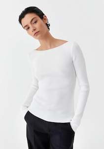 Tops: Morrison Cate Knit Top - White