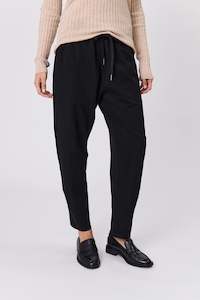 Trousers: Marlow Barrel Trackie - Black