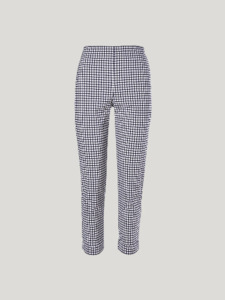 Sills: Sills Gingham Cuffed Hepburn - Navy