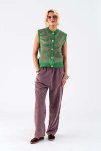 Lollys Laundry: Lollys Laundry Nynne Vest - Green