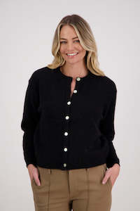Briarwood: Briarwood Violet Cardigan - Black