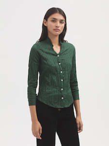 Nice Things: Nice Things Horseshoe Shirt - Green