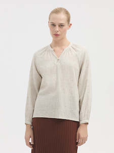 Nice Things: Nice Things Jacquard Cotton Shirt - Jacquard Spot
