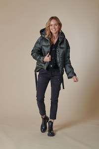 Zhrill: Zhrill Lydia Jacket - Grape Leaf