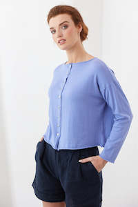 Mia Fratino: Mia Fratino Malta Silky Cardi - Cornflower Blue