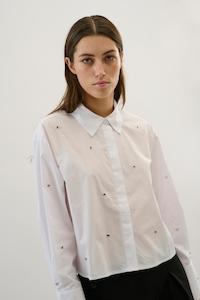 Karen By Simonsen: Karen By Simonsen Roysin Short Shirt - White