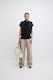 Gregory Ruffus Top - Black
