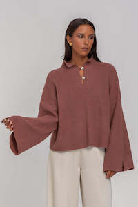 Blak: Blak United Allure Sweater - Rosy Brown