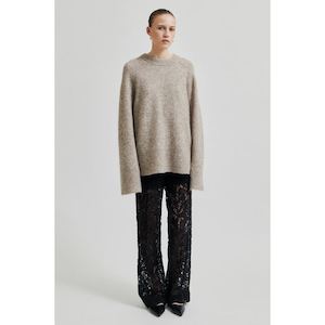 Second Female: Second Female Roy Knit - Beige Melange