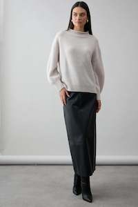 Knitwear: Mia Fratino Theresa Sweater - Alabaster