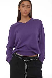 Knitwear: Ricochet Amina Jumper - Purple