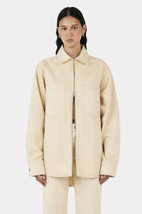 Denim: Sana Denim Shirt - Shortbread