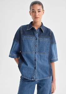 Denim: Dexter Denim Shirt - Indigo