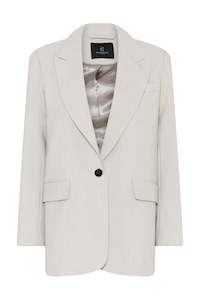 Jackets: Frida Blazer - Silver Cloud