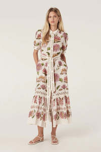 Dresses: Evita Maxi Dress - Rosa Floral