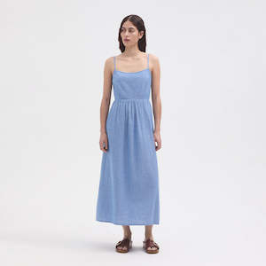 Dresses: Chambray Strappy Dress