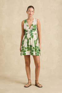 Dresses: Isabella Dress - Mangrove Khaki