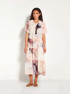 Dresses: Diana Tunic Bloom Crepe