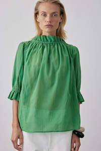 Tops: Peddle Top - Kelly Green