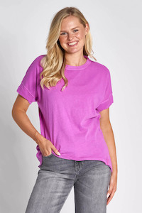 Tops: Rahel T-Shirt - Lilac