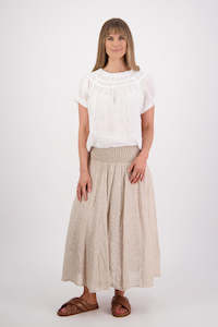 Skirts: Parson Skirt - Natural