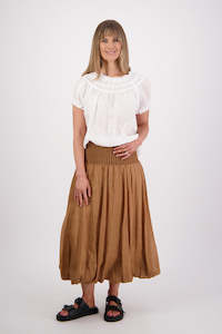 Skirts: Sarah Skirt - Tan