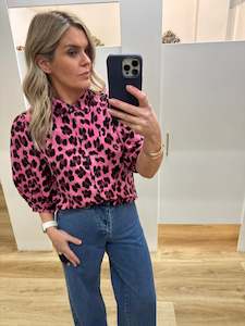 Lollys Laundry: Lollys Laundry Prato Shirt - Neon Pink
