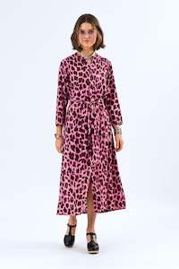 Lollys Laundry: Lollys Laundry Harper Maxi Dress - Neon Pink