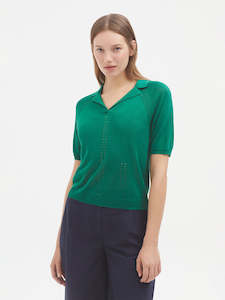 Nice Things: Short Sleeve Polo – Willow Green