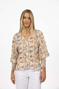 Humidity: Frances Blouse - Kaffir Print