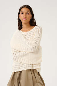 Knitwear: Venus Pullover - White