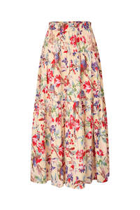 Skirts: Sunset Maxi Skirt - Flower Print