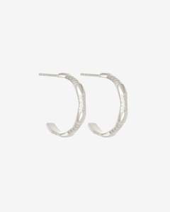 Accessories: Amari Hoops - Sterling Silver