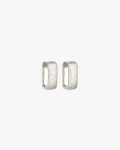 Accessories: Alida Square Earrings - Sterling Silver