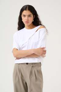 Karen By Simonsen: Renee Hole Tee - White