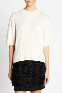 Bruuns Bazaar: Glady Knit - Cream Melange