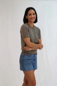 Knitwear: Poppy Tee - Mocha