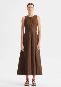 Dresses: Brooks Dress - Chocolate