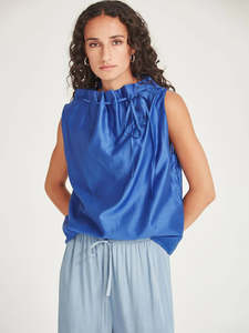 Tops: Jasper Top - Azure Blue